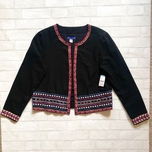 Vintage like Embroidered Jacket by Simply Styled by the old Sears new with tags